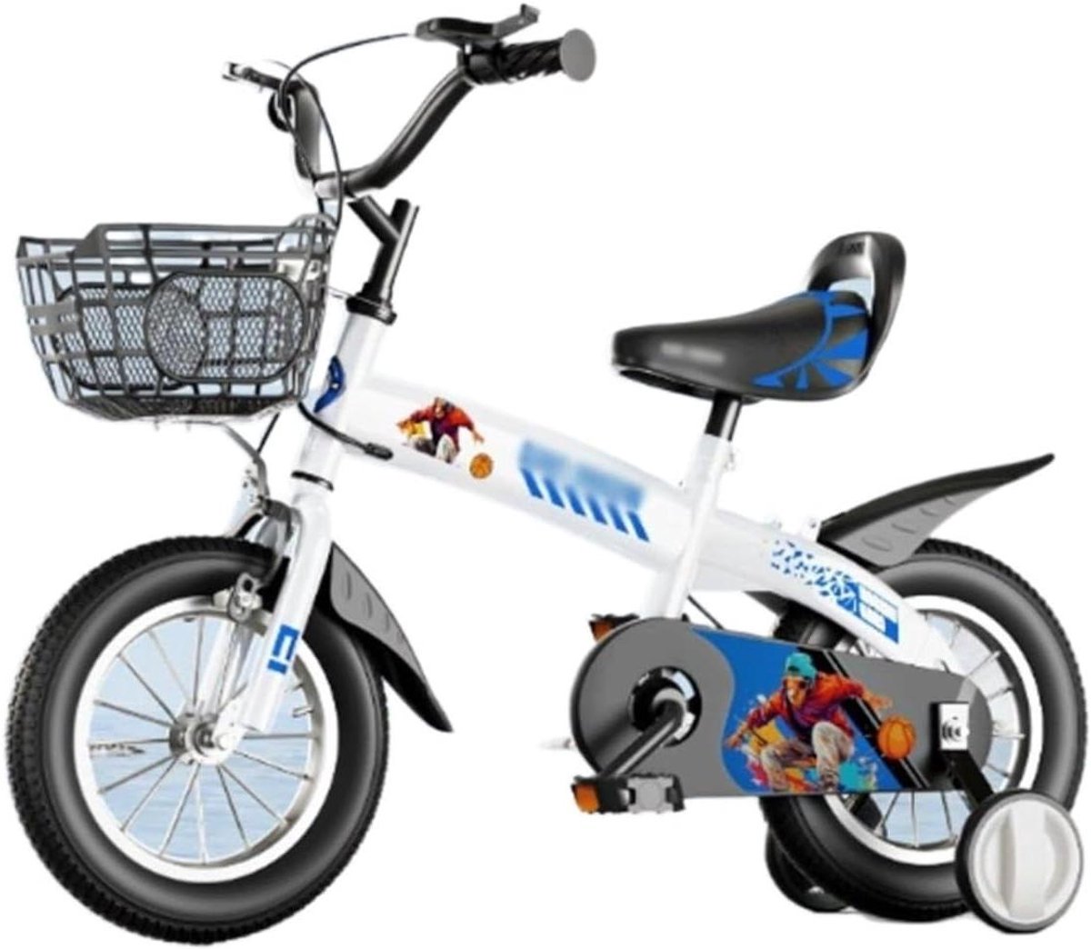Kinderfiets - Loopfiets - Leren Fietsen - Dubbele Remmen - 12-18 inch - Blauw Kinderfiets kopen online