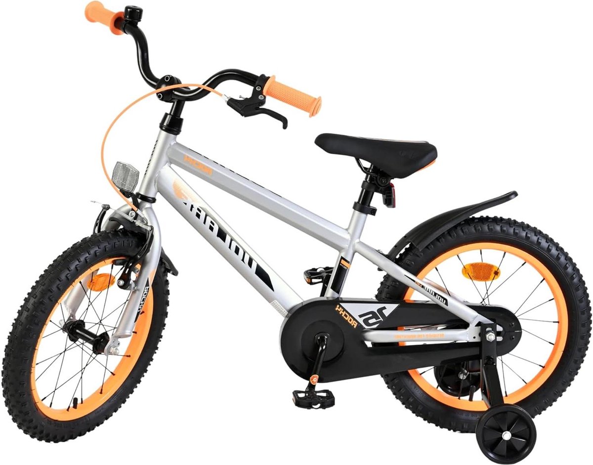 Kinderfiets - Loopfiets - Leren Fietsen - Veilige Remmen - 40 cm - Grijs Kinderfiets kopen online