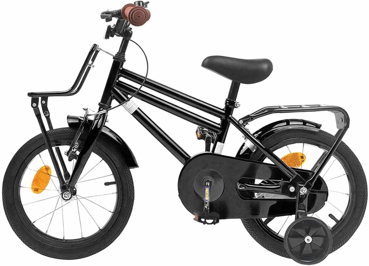 Kinderfiets - Loopfiets Meisjes Fiets - Buitenspelen Leren - Stevig Stalen Frame - 12 inch - Zwart Kinderfiets kopen online