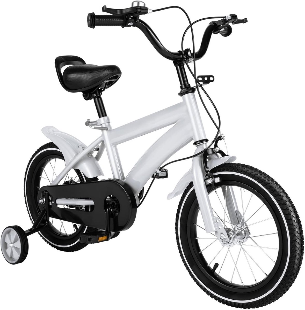 kinderfiets loopfiets met zijwielen voor 3 6 jaar remmen voor achter verstelbaar