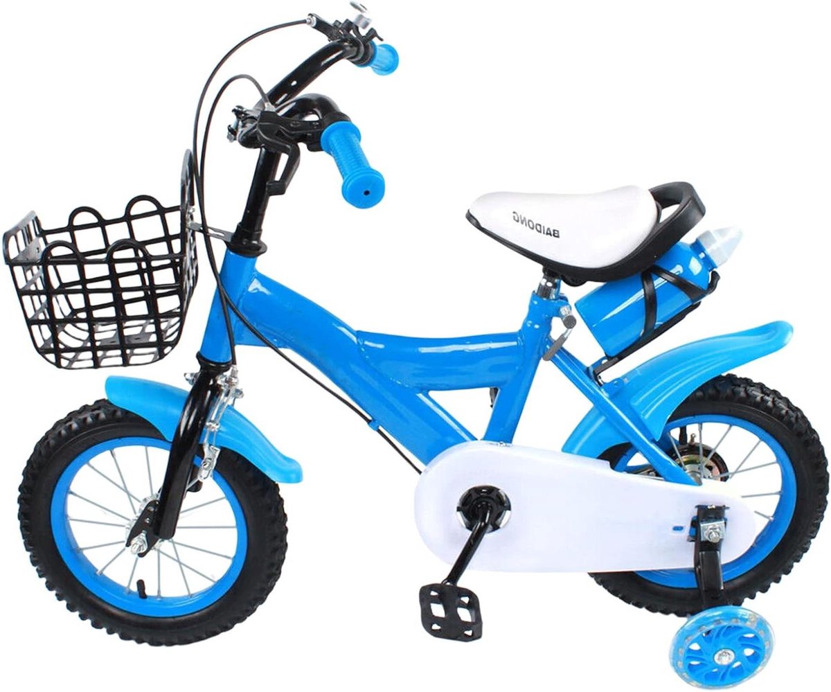 Kinderfiets - Loopfiets Peuterfiets - Leren Fietsen - Stevig Koolstofstaal Frame - 12 inch - Geel Kinderfiets kopen online