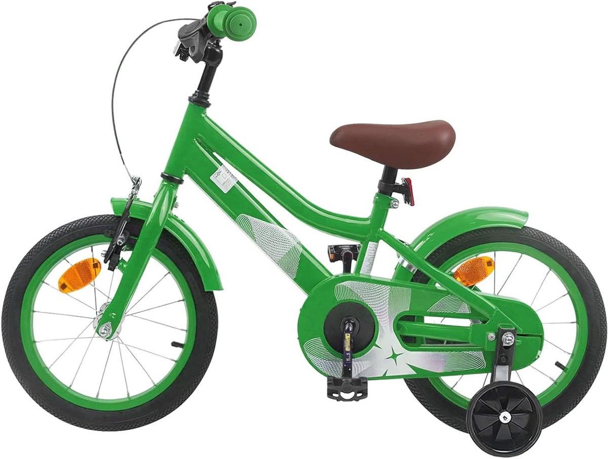 Kinderfiets - Loopfiets Peuters - Leren Fietsen - Stevig Stalen Frame - 12 inch - Groen Kinderfiets kopen online