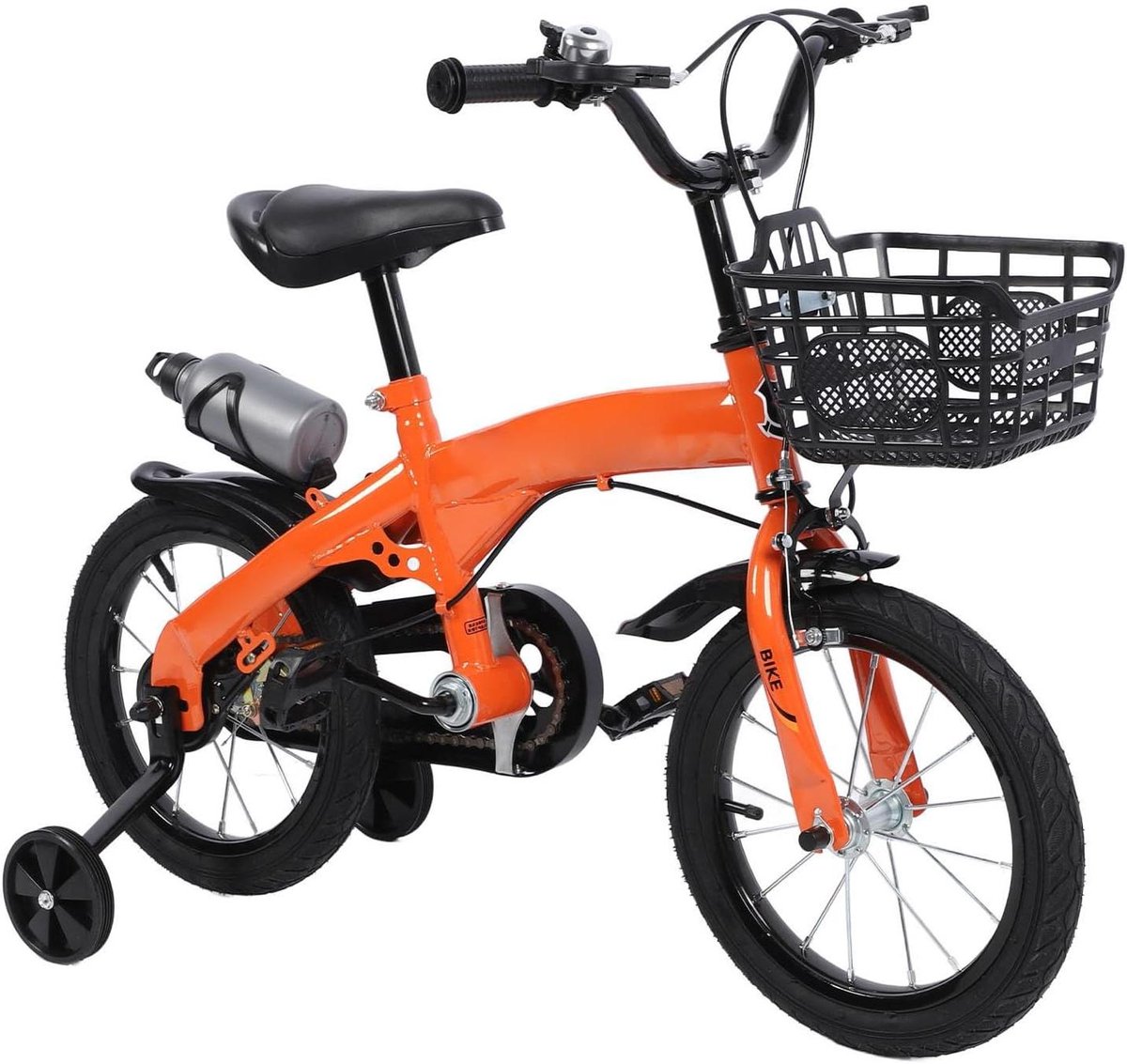 Kinderfiets Pedaaltrainingsfiets - Loopfiets - Leren Fietsen - Met Zijwieltjes - 16 inch - Blauw Kinderfiets kopen online