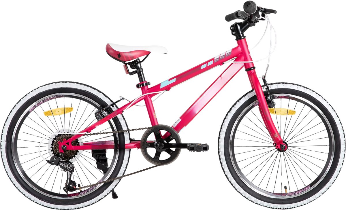 Kinderfiets – Voor kinderen 7-12 jaar – Mountainbike, 1 of 7 versnellingen – 51-61 cm, rood Kinderfiets kopen online