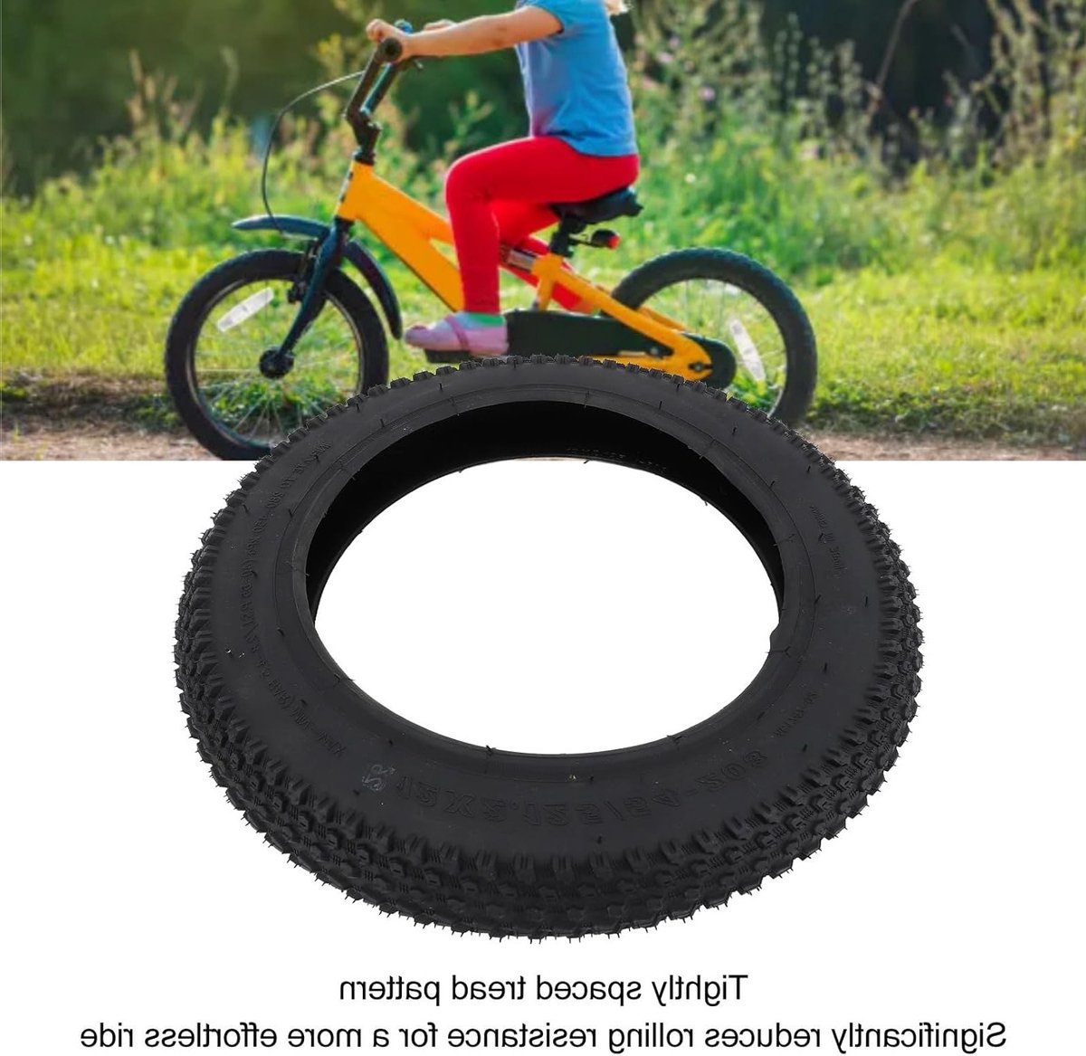Kinderfietsbanden 12 x 2.125 Inch, Rubber Vervangingsaccessoires voor Mountainbike en Wegfiets, Duurzaam en Betrouwbaar voor Buitenactiviteiten Kinderfiets kopen online