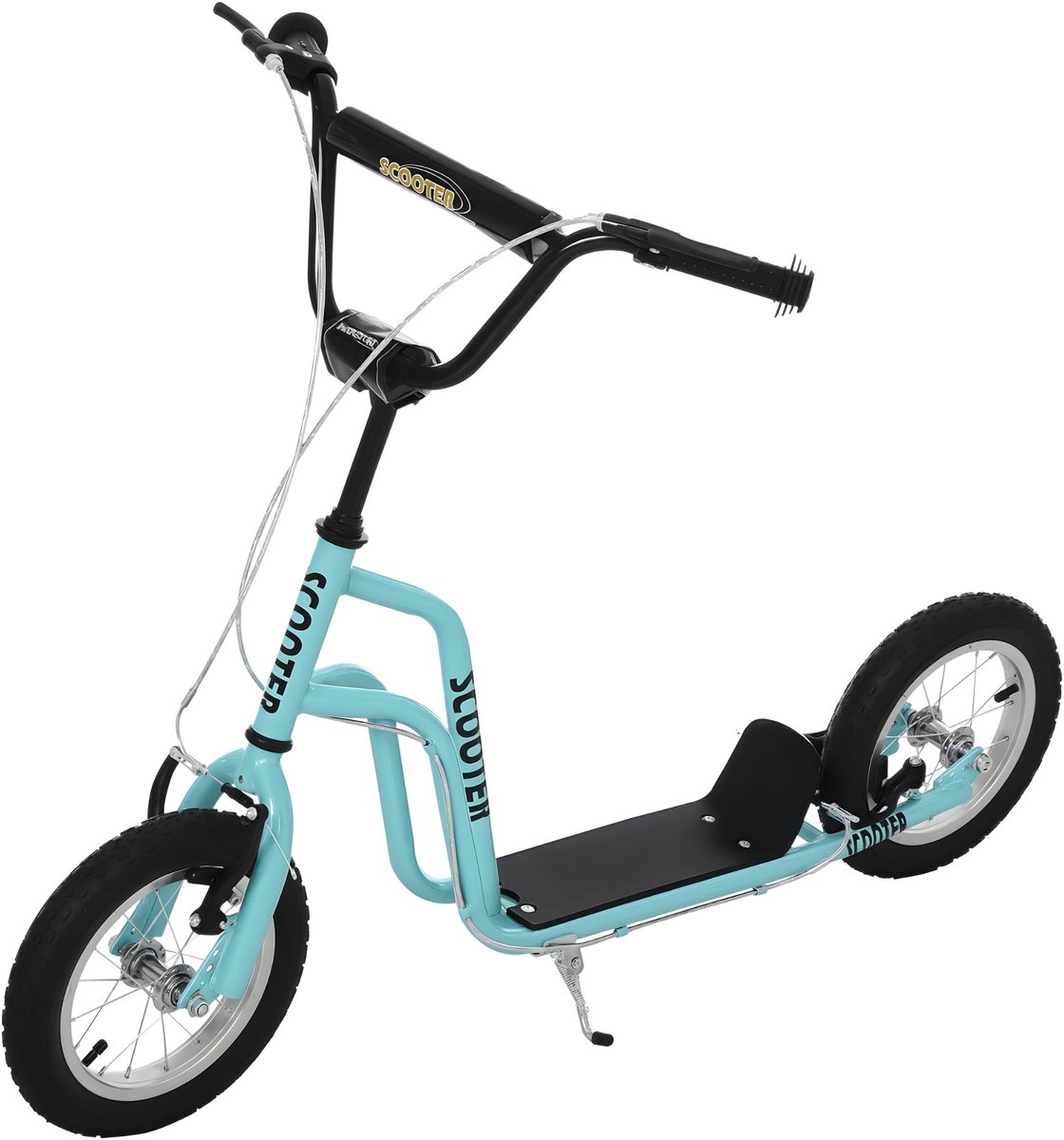 Kinderstep met Verstelbaar Stuur – Step met 12 Inch Wielen – Blauw Step kopen online