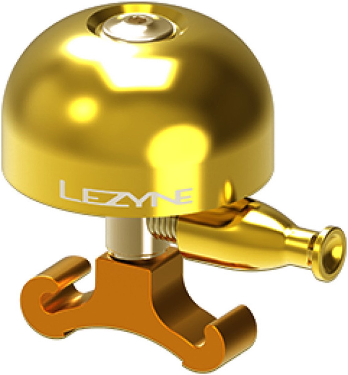 Lezyne Classic Brass Fietsbel Goud Fiets kopen online