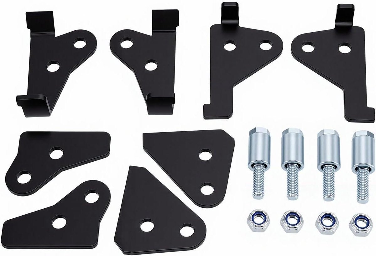 Liftkit UTV - Verhogingsset Ophanging - Offroad Rijden - Verbeterde Bodemvrijheid - 2 Inch - Zwart Buitenspeelvoertuigaccessoire kopen online