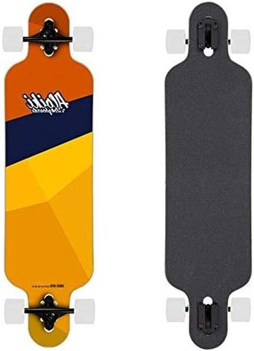 longboard skateboard cruisen en transport aloha trucks en wielen 71mm x 51mm groen