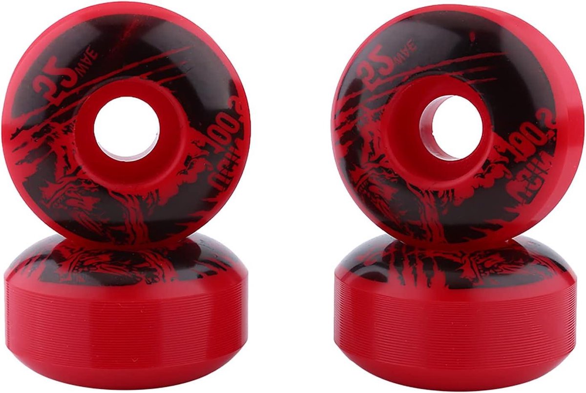 longboard wielen cruiser wielen ruig terrein pu materiaal 52 mm blauw
