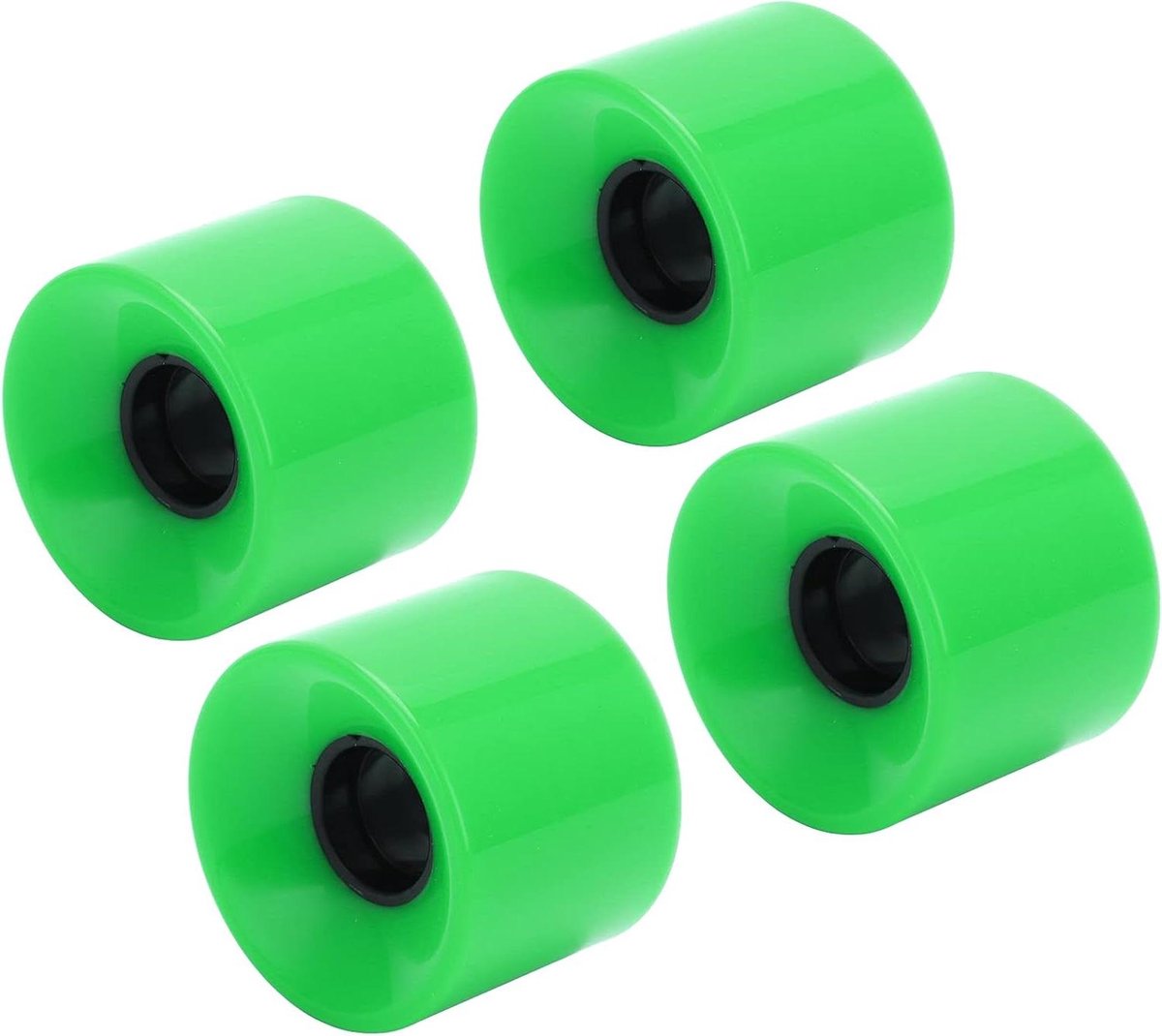 Longboard Wielen - Cruiser Wielen - Skateboarden Onderdelen - Hoge Elasticiteit - 60 x 45 mm - Groen Skateonderdeel kopen online