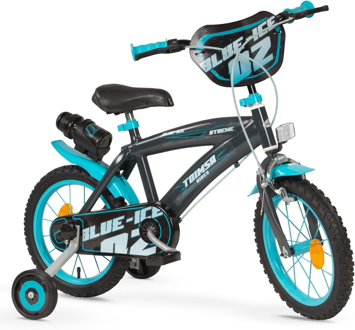 Loopfiets 14 inch Blauw voor Jongens en Meisjes | Inclusief Zijwieltjes en Stuur Kinderfiets kopen online