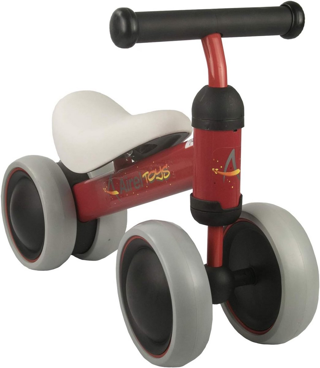 Loopfiets 4 Wielen voor Baby en Dreumes | Eerste Fiets Zonder Pedalen | Ontwikkeling Evenwicht en Coördinatie | 0-3 Jaar Loopfiets kopen online