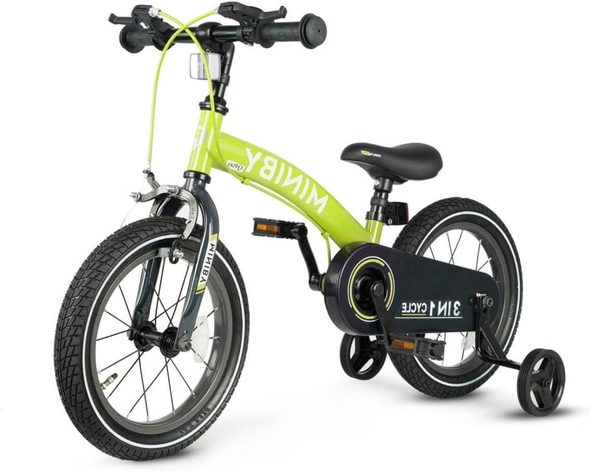 Loopfiets - Kinderfiets Balansfiets - Leren Fietsen - Lichtgewicht Frame - 14 inch - Groen Loopfiets kopen online