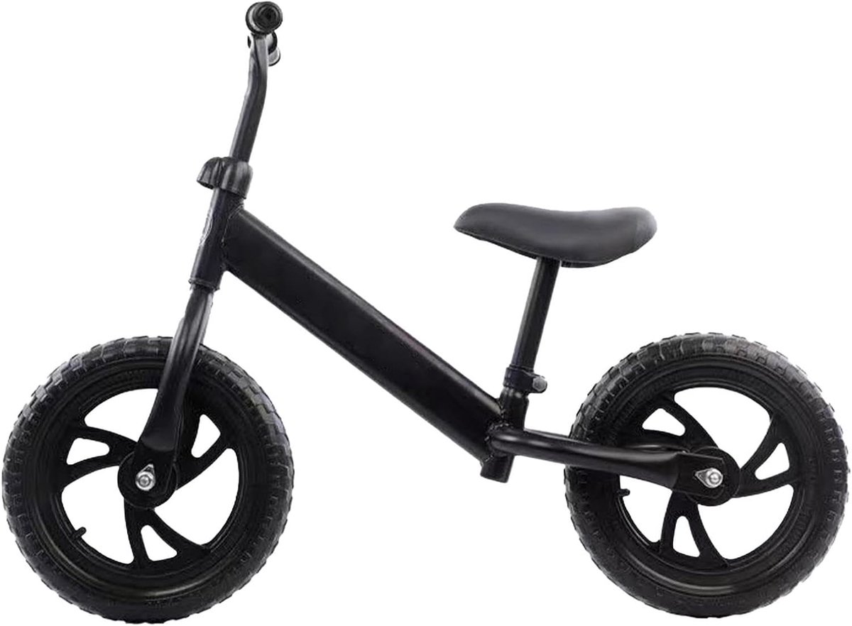 Loopfiets Peuters - Babyfiets Kinderfiets - Buiten Spelen - Verstelbaar Koolstofstaal - 54x28x14 cm - Zwart Kinderfiets kopen online