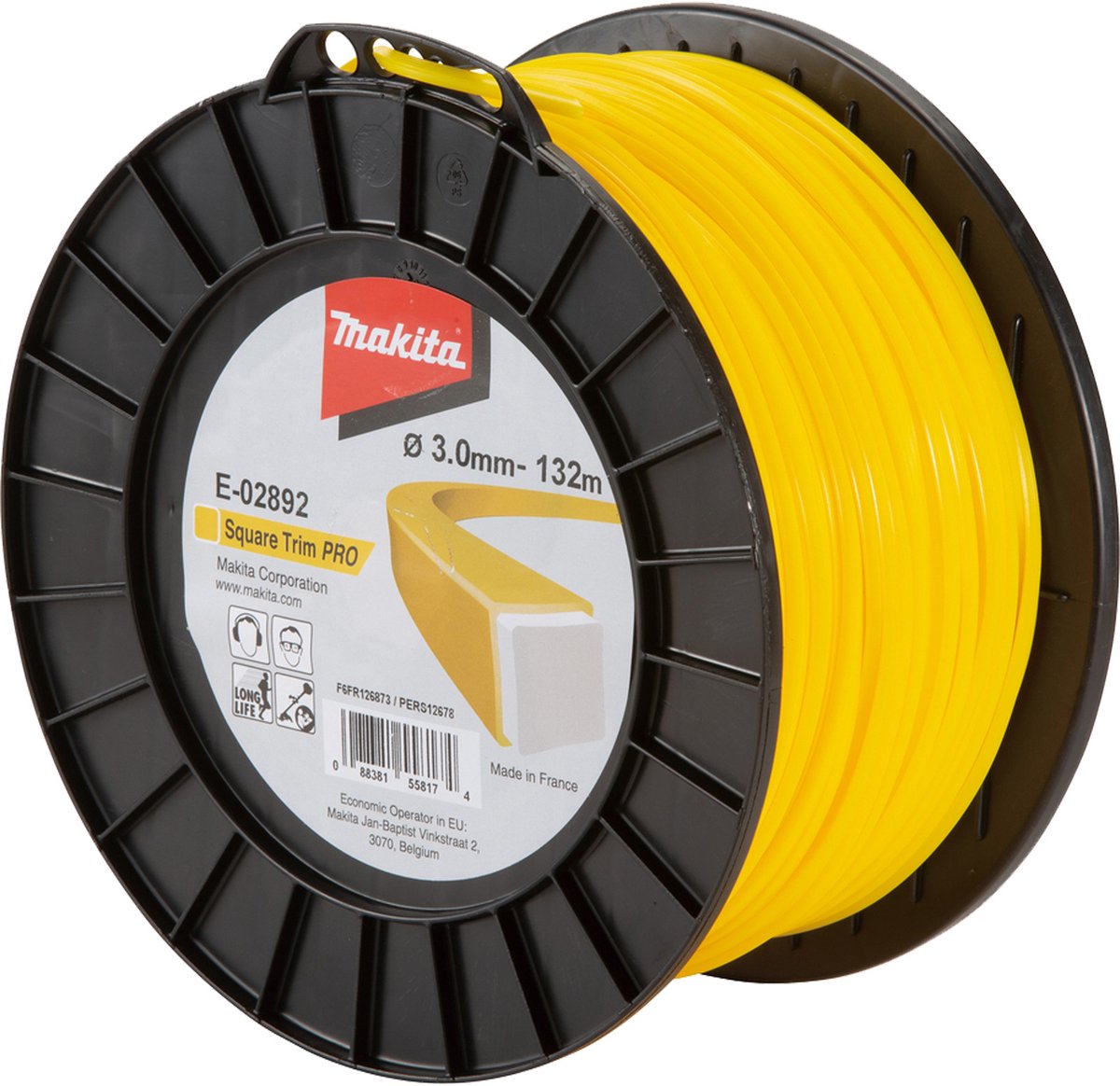 Makita snijlijn vierkant 3 mm x 132 m - E-02892 Speelgoedgrasmaaier kopen online