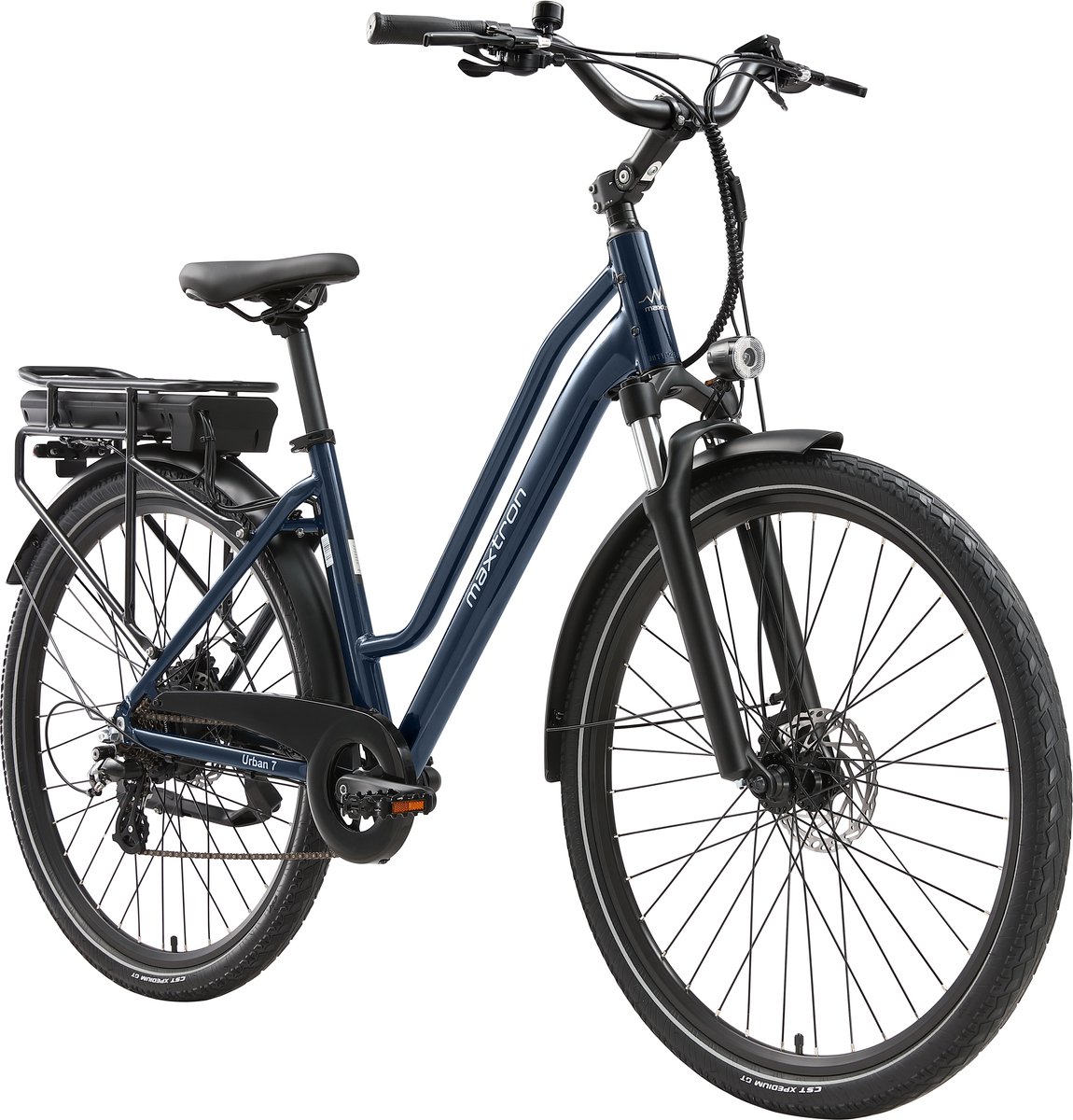 Maxtron Urban7 Elektrische Fiets – 700C×50C Banden – 36V 12.8Ah Accu – Actieradius tot 70 km - Mechanische Schijfremmen – Stadsfiets – Max. Belastbaar 120 kg – Blauw Fiets (elektrisch) kopen online