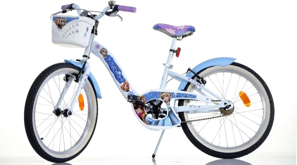 Meisjesfiets - Kinderfiets - Buiten spelen - Inclusief accessoires - 20 inch - Roze Kinderfiets kopen online