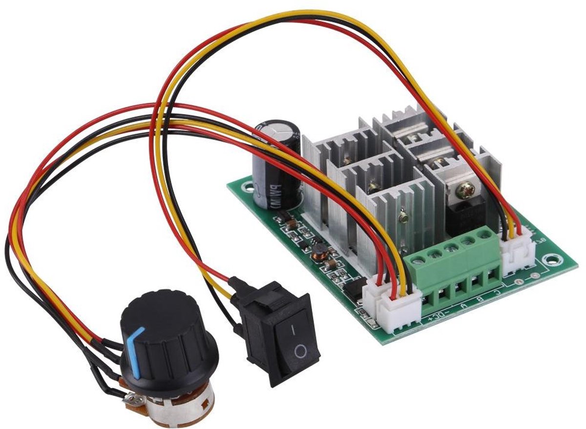 Motor Snelheidsregelaar - Borstelloze Motor - Motor Aanpassen - CW CCW Omkeerbaar - 36 Volt 15A - Metallic Loopmotor kopen online