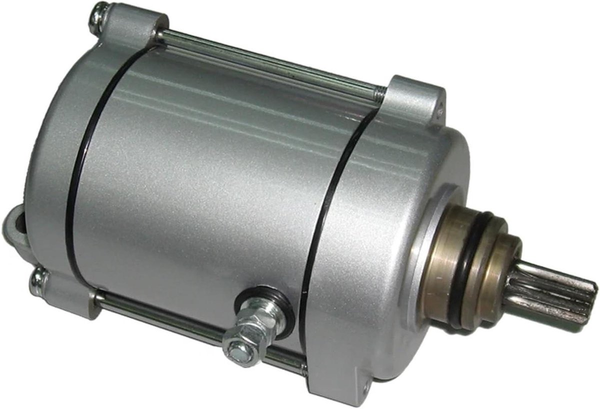 Motorfiets Startmotor - Starter Motor - Motor Starten - Efficiënte Krachtoverbrenging - 60mm Hartafstand - Zwart Loopmotor kopen online