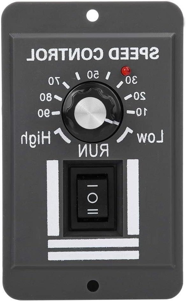 motortoerentalregelaar dc motor controller motor aanpassen vooruit en achteruit 12 60v 20a zilver