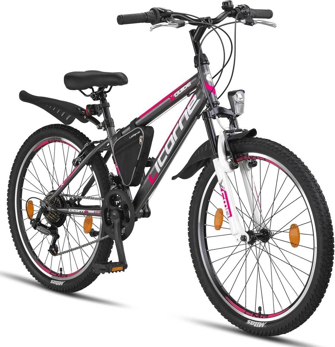 mountainbike 20 24 en 26 inch voor jongens en meisjes 21 versnellingen