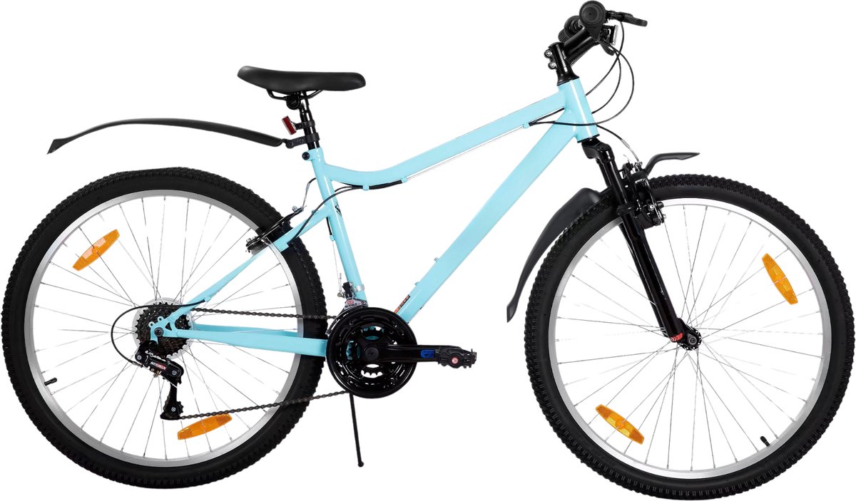 mountainbike voor dames mountainbiken 18 speed v brake stevig 66 cm groen