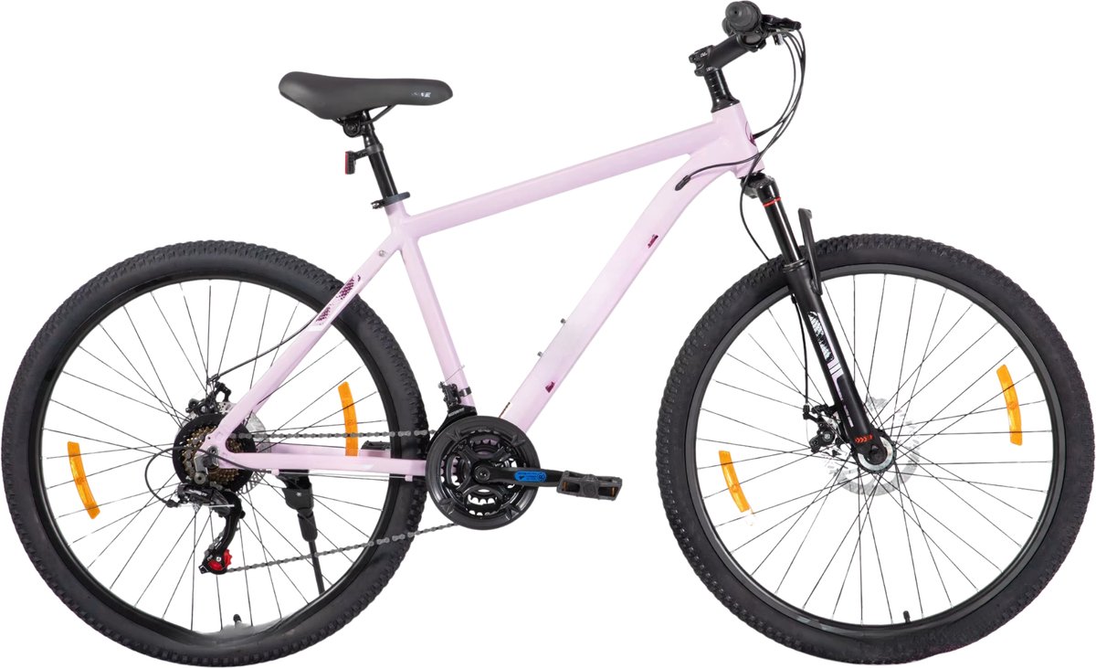 Mountainbike – Voor heren en dames – Hardtail, 21 versnellingen, schijfremmen – 66 cm / 70 cm wielen, paars, aluminium frame Fiets kopen online
