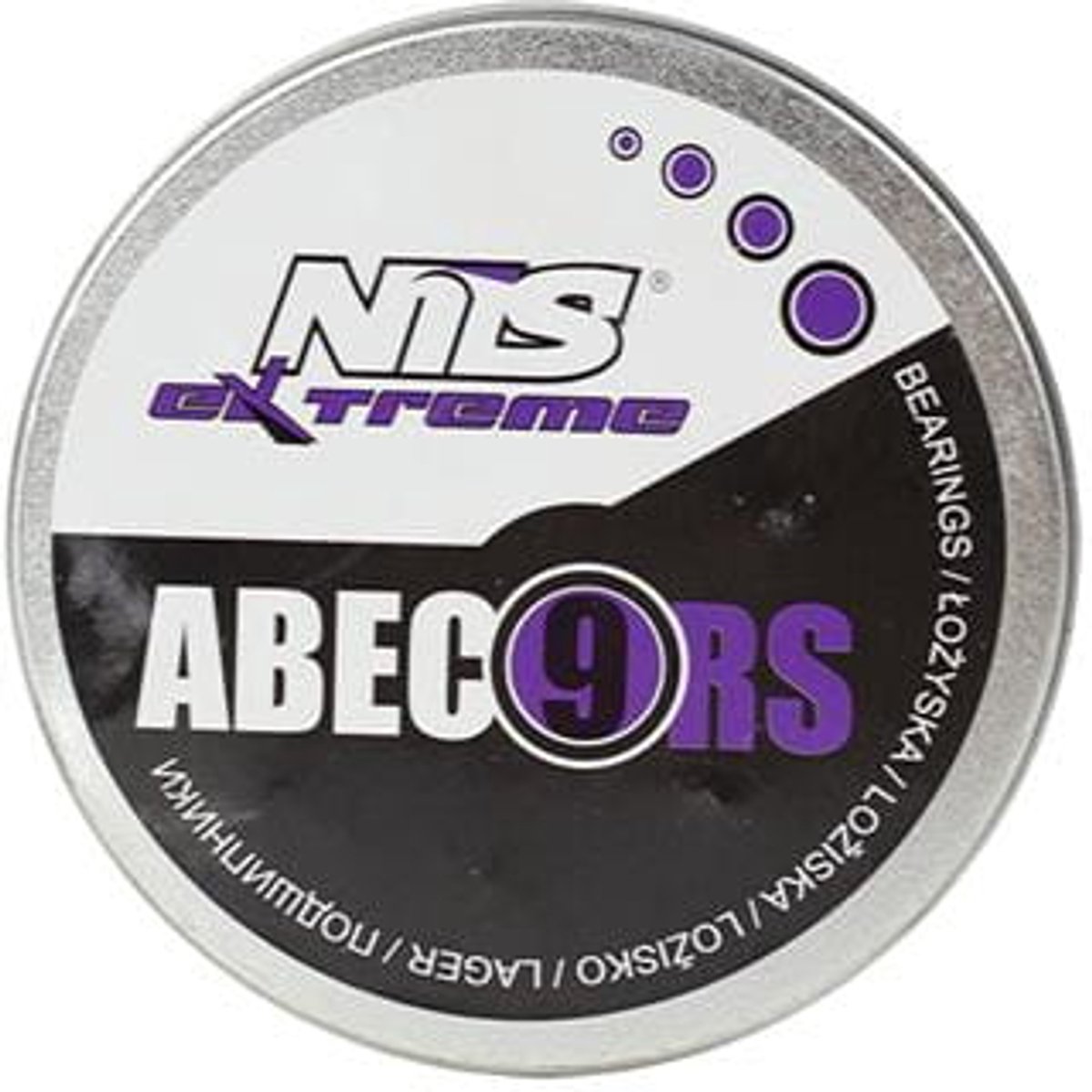 Nils Extreme Serie - ABEC-9 Kogellagers - Purper - Carbon - 8 stuks Skateonderdeel kopen online