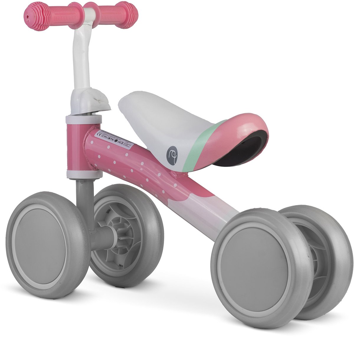 Nukido NK-600 - Loopfiets - 4 Wielen - Veiligheid - Stabiele Constructie Loopfiets kopen online