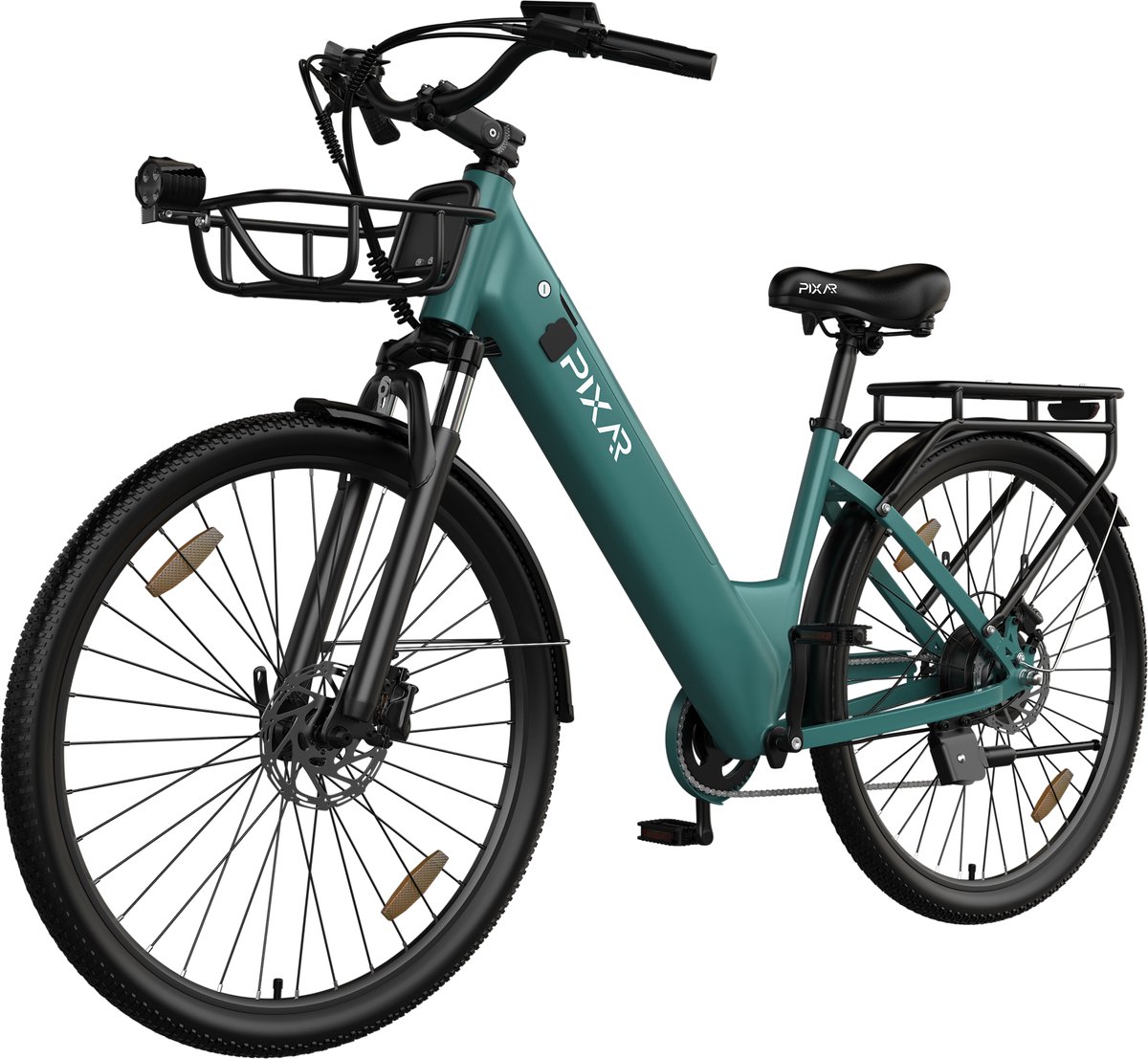 Pixar C1pro Elektrische Fiets - Actieradius 60-80km - Motor 250W - Battery 36V18AH (EVE) - Shimano 7 versnellingen - 28 Inch E-Bike Stadsfiets - Blauw Fiets (elektrisch) kopen online