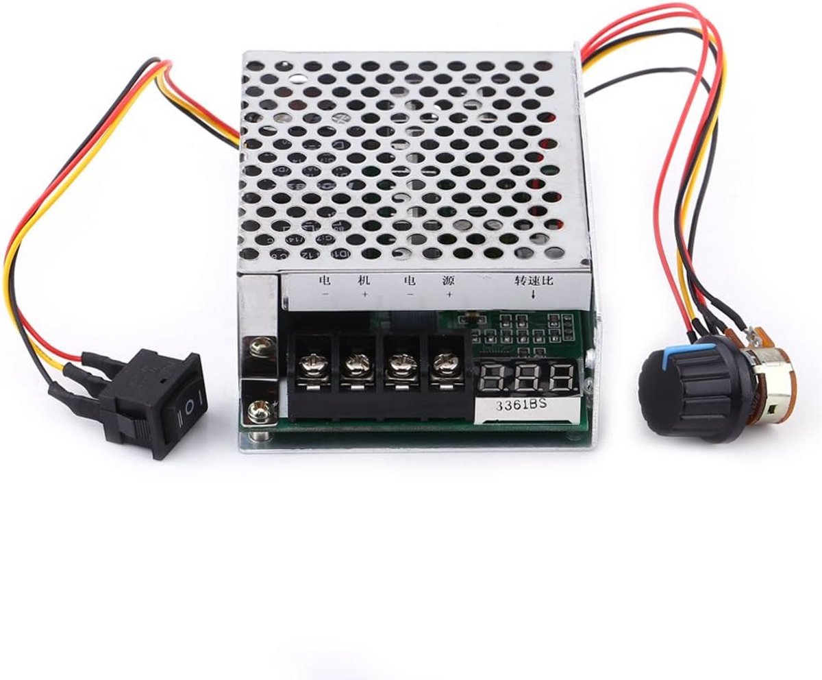 pwm toerentalregelaar dc motor 12v 24v 36v vooruit en achteruit