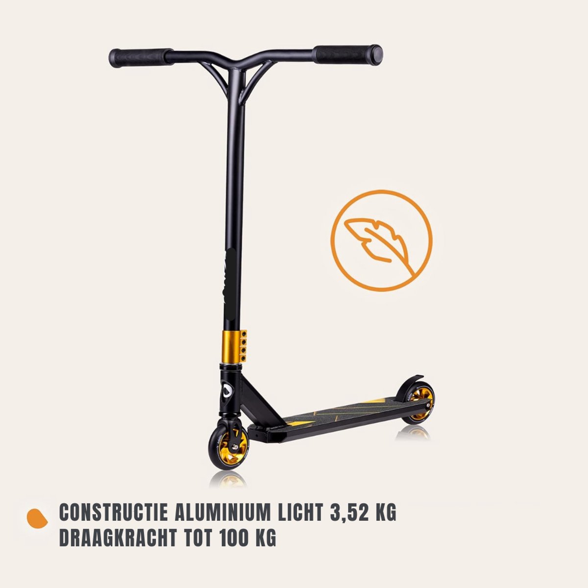 QIN® Stuntstep Jongen - Stuntstep Volwassenen - Voor Jongesn en Meisjes - Zwart - 67cm x 11cm x 84cm Step kopen online