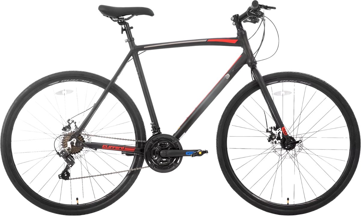 Racefiets – Voor heren en dames – Lichtgewicht aluminium, 14 versnellingen – 71 cm wielen, zwart, maat M, geschikt voor stadswoon-werkverkeer en fitness Fiets kopen online
