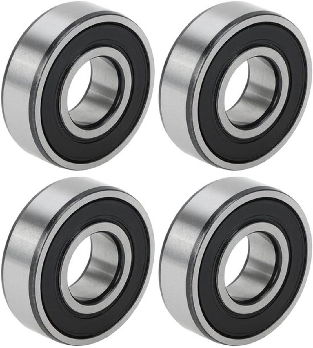 Ribbelkogellager 15x35x11 mm voor scooter en skateboard-wiel met dubbele afdichting Skateonderdeel kopen online