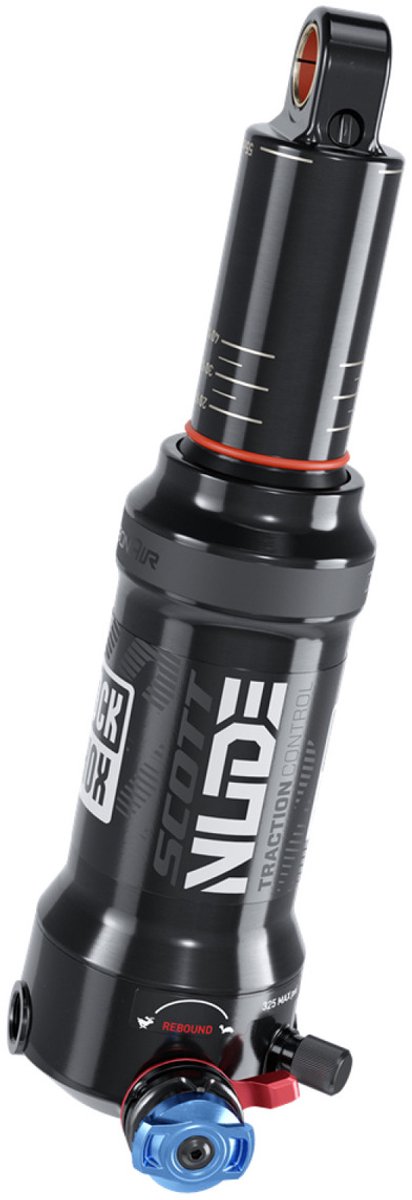 rockshox deluxe nude rlc3 schokdemper zwart 40 mm 165 mm