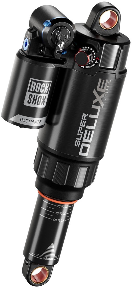 Rockshox Super Deluxe Ultimate Rc2t D1 Sj 15 Schokdemper Zilver 55 mm / 210 mm Achterdemper kopen online