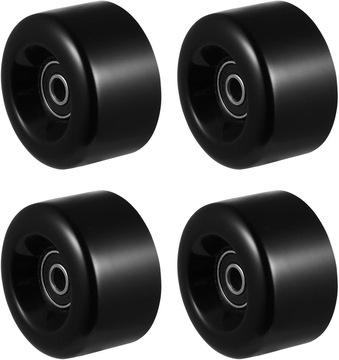 Roller Skate Wielen - Skeeler Onderdelen - Buiten Skaten - Slijtvast Duurzaam - 4 Stuks - Zwart Skateonderdeel kopen online