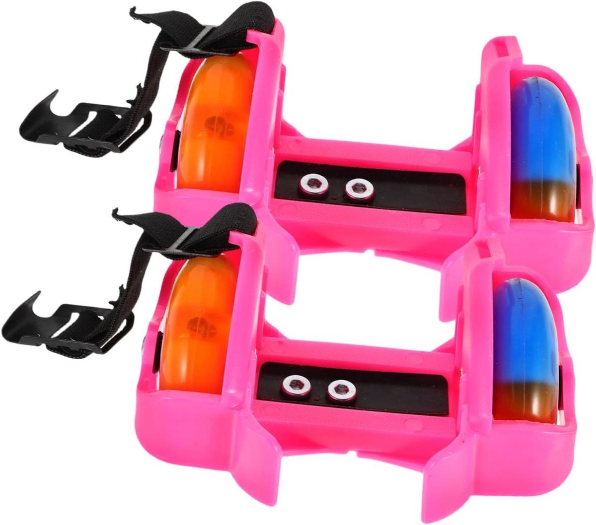 rolschaatsen met lichtgevende wielen glow skates kinder rolschaatsen buiten activiteiten zelfverlichtende wielen standaard maat roze