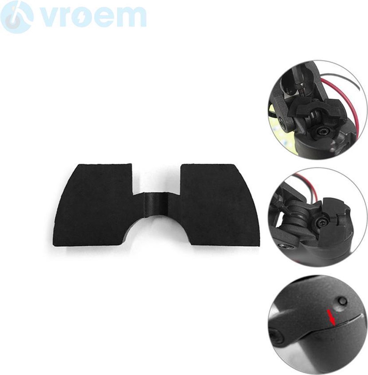 Rubber demper voor Xiaomi Mijia M365 (PRO) - M365 Accessoires - Vermijd speling op stuur - Elektrische Step - 0.8mm Buitenspeelvoertuigaccessoire kopen online