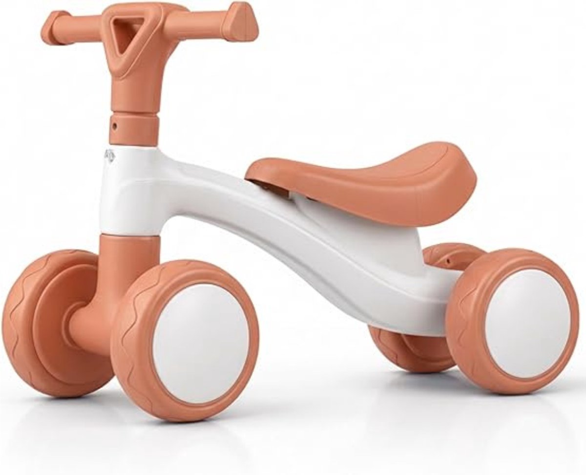RWB® Loopfiets 2 Jaar - Loopfiets - Loopfiets Zonder Duwstang - Bruin - ‎ 55cm x 26cm x 18cm Loopfiets kopen online