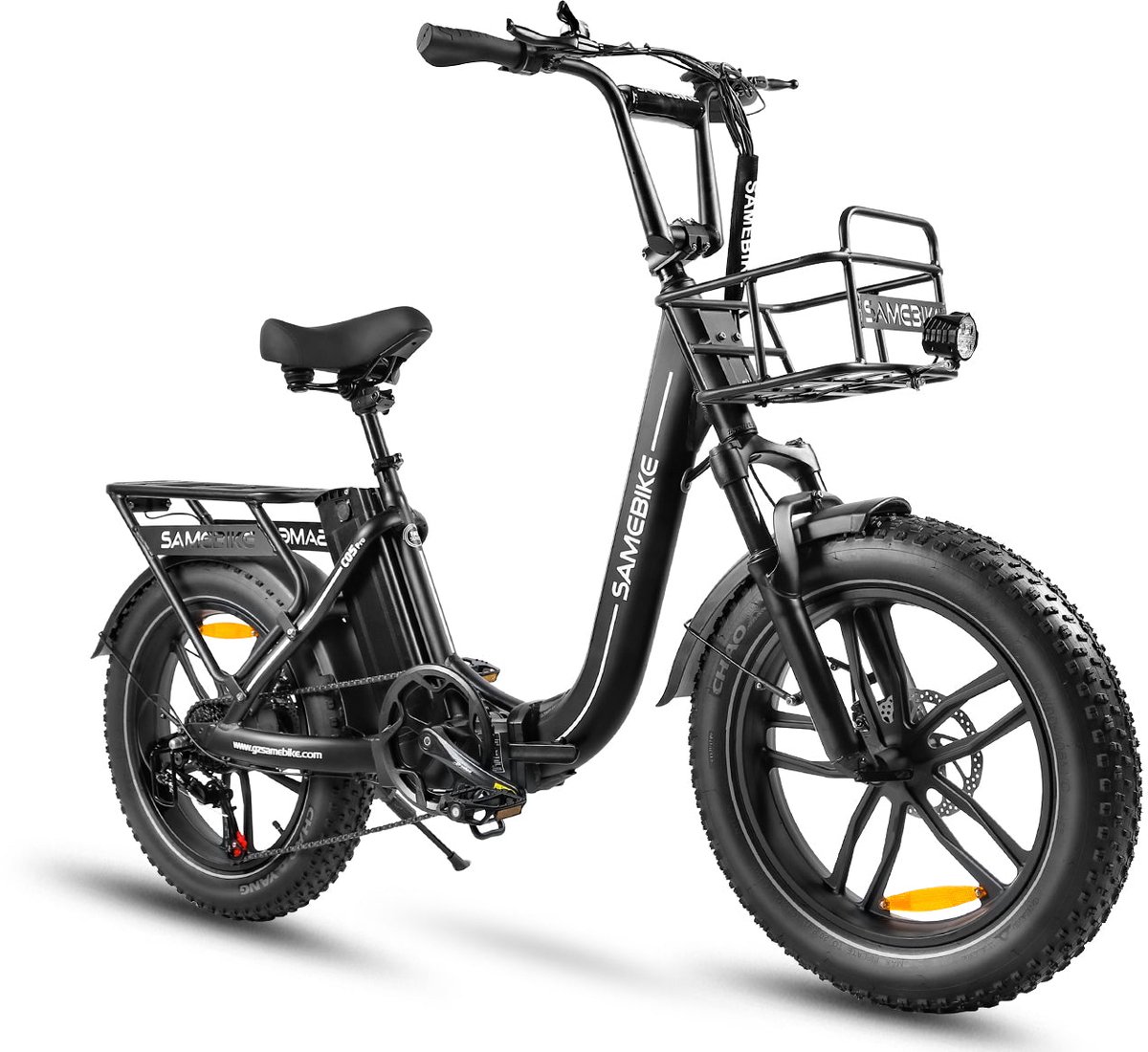 Samebike C05 Pro – Elektrische Fatbike – 250W Motor – 36V 13Ah Uitneembare Accu – 20x4 Inch Banden – 7 Versnellingen – Opvouwbaar – Max 25 km/h – LCD Display – LED Verlichting – Zwart Fiets (elektrisch) kopen online