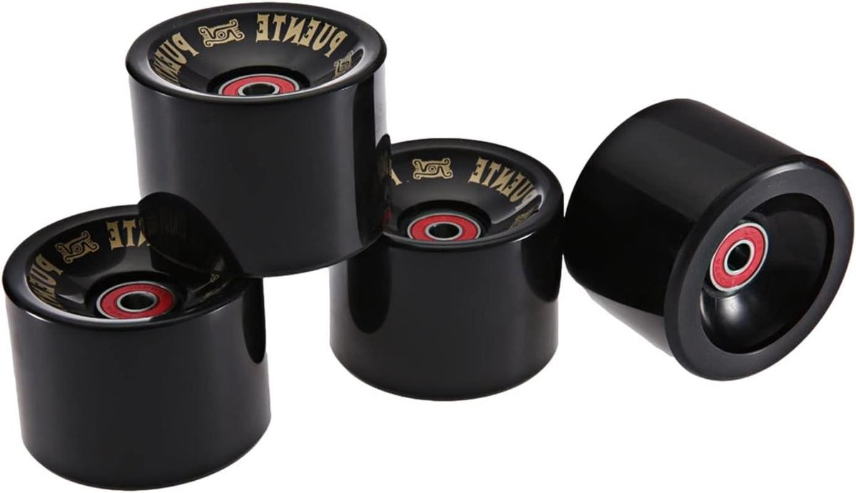 Schaats Wielen - Skate Onderdelen - Soepel Rijden - Slijtvast PU Materiaal - 60 X 45 Mm - Zwart Skateonderdeel kopen online
