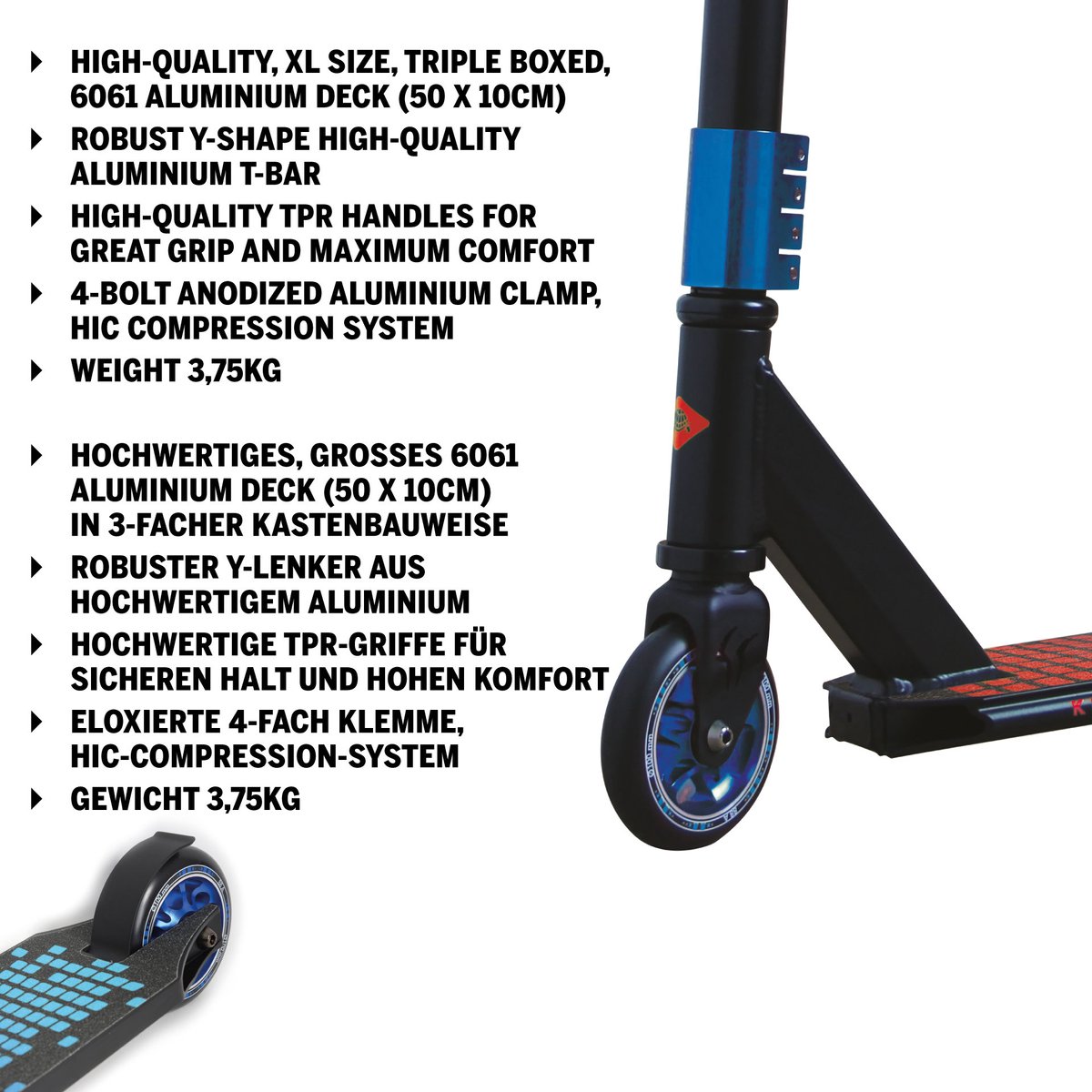 schildkr t stuntstep kickless sunset stunt scooter voor tricks en stunts