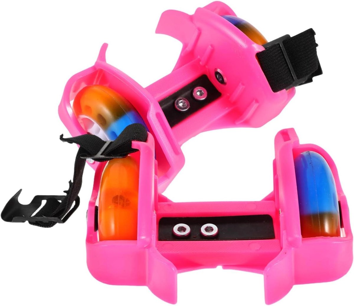 Schoenen met Wielen - Skeelers Kinderen - Buitenspelen - Lichtgevende Wielen - 13.50X9.00X8.00CM - Roze Rolschaatsen kopen online