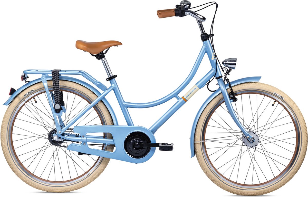Scool chiX classic 24 inch 3 versnellingen, blauw Fiets kopen online