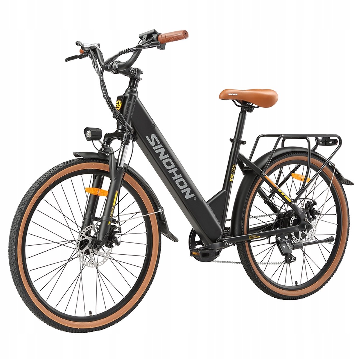 SINOHON EM300 26‘’ Elektrische Fiets – 250W Motor, 36V 15,6Ah Accu, 100km Bereik, 7-Speed Shimano – LED-Koplamp Fiets (elektrisch) kopen online