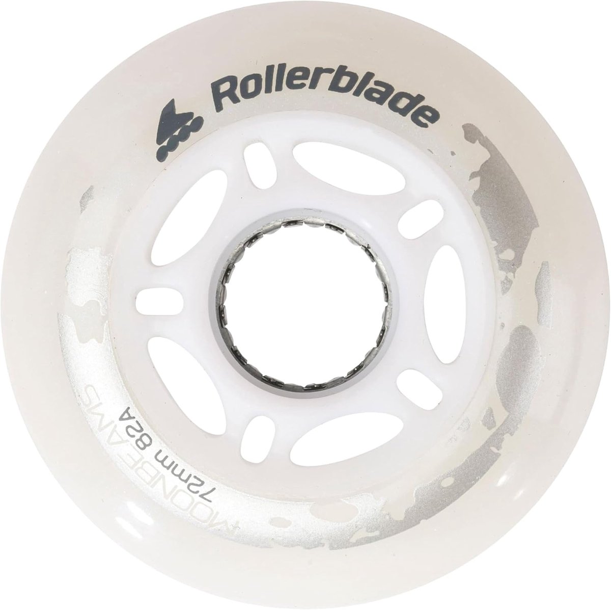 skate wielen verlichting wielen avond rijden ingebouwde led s 72mm 82a wit