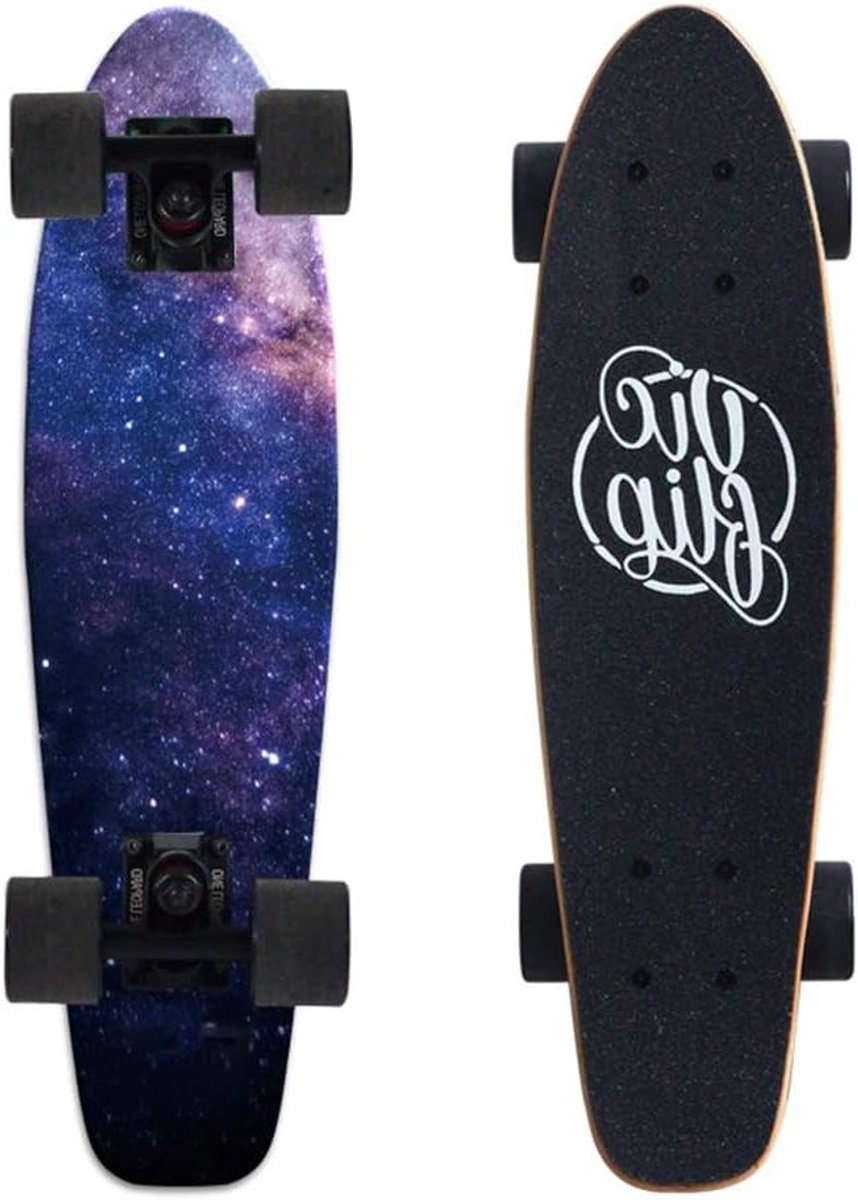 Skateboard Deck - Cruiser Board - Straat Rijden - 7-laags Esdoorn - 22 Inch - Gekleurd Patroon Skateonderdeel kopen online