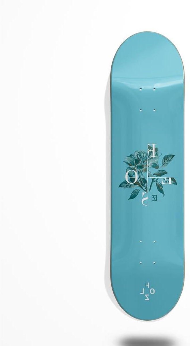 Skateboard Deck - Houten Board - Street Skaten - Kwaliteit Hout - 8.0 Inch - Blauw Skateonderdeel kopen online